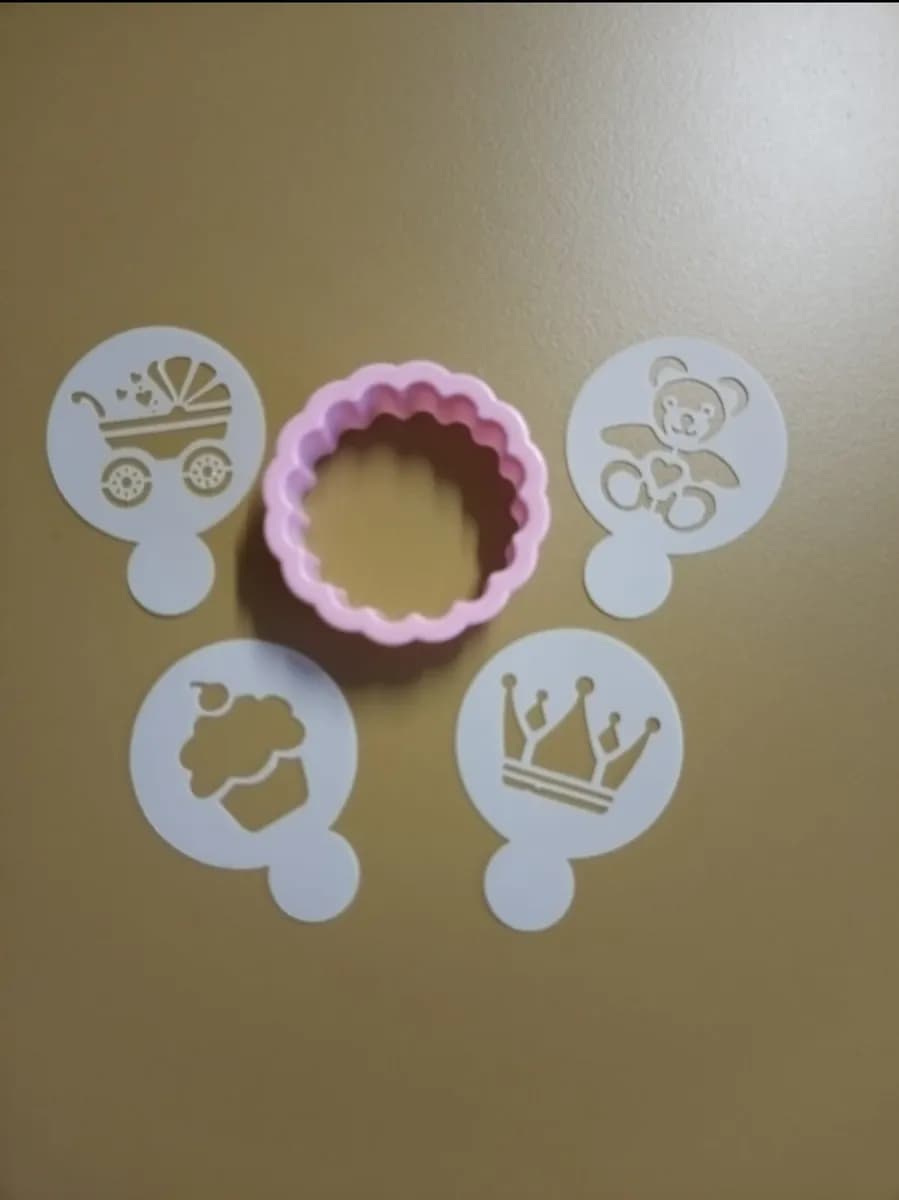 Cookie Cutter & Stencil Set 5 Piece